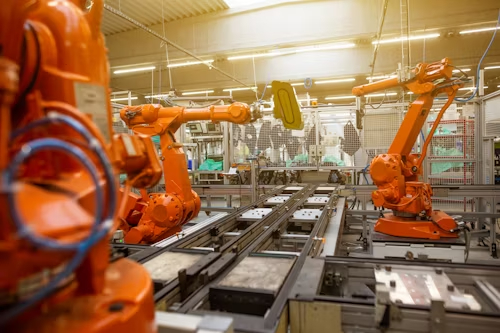 Les moteurs synchrones à aimants permanents contribuent à automatiser les lignes de production industrielle.